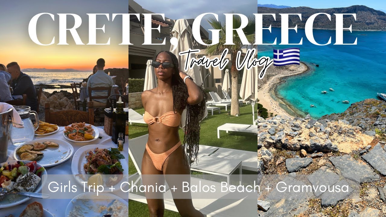 I took a girls trip to Greece! | CRETE TRAVEL VLOG: Euphoria All Inclusive Resort, Chania, Boat Ride