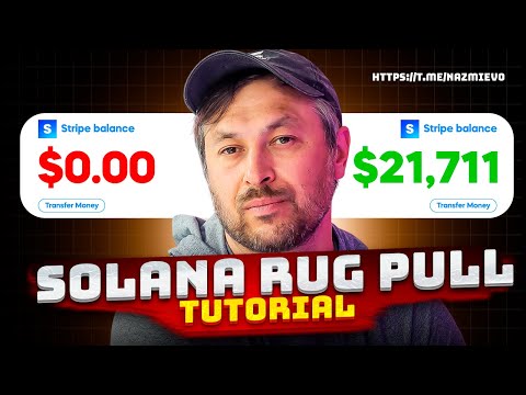 Solana RUG PULL Tutorial | How to create Memecoin ?!
