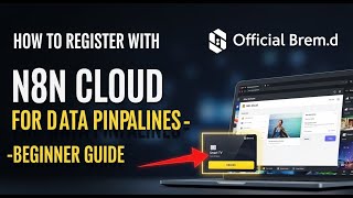 How to register with n8n Cloud for AI data pipelines - Beginner Guide
