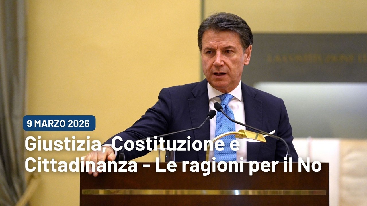Giustizia, Costituzione e Cittadinanza. Le ragioni per il NO | Il mio intervento 9/03/2026