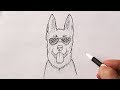 Как нарисовать Собаку легко | Простые рисунки