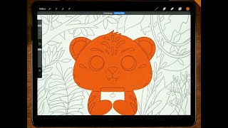 How to Use the Symmetry Tool in Procreate to Colour your Art