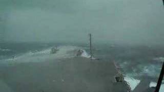 KITTY HAWK in rough seas