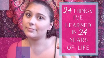 24 Lessons I