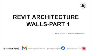 REVIT #ARCHITECTURE // #WALLS - PART 1 //BASIC to ADVANCED REVIT COURSE