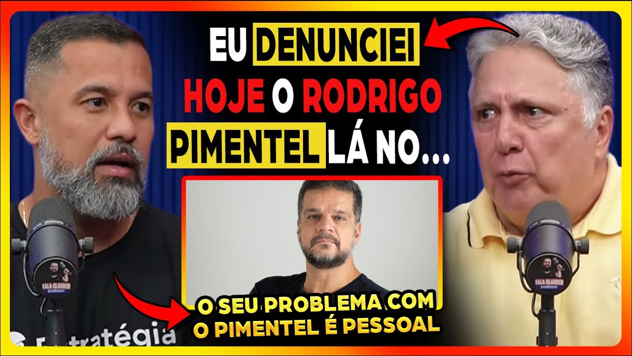 GLAUBER e GAROTINHO se DESENTENDEM por causa de RODRIGO PIMENTEL | Fala Glauber