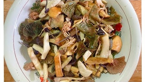 Kumno ngi shet Tit Sdieh || How do we prepare Eatable Fried Mushrooms