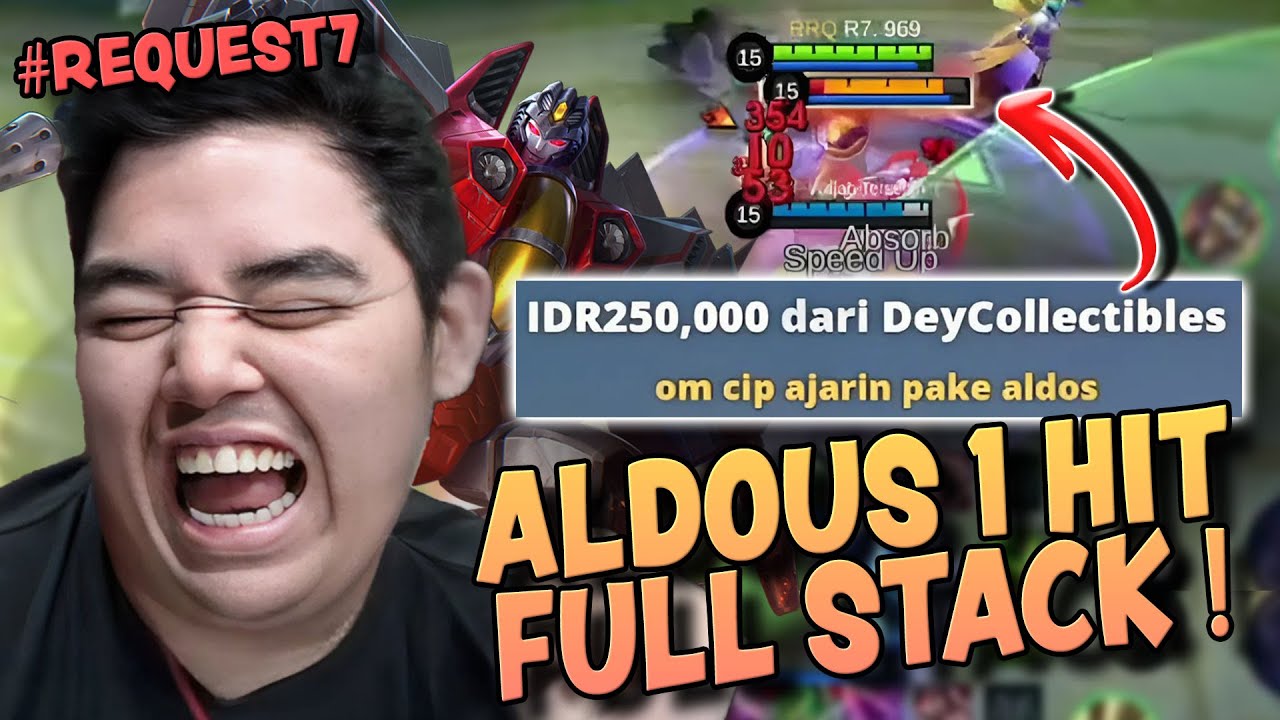DI DONATE REQUEST HERO ALDOUS, STACK MENTOK 1 HIT LANGSUNG HILANG ?!! 