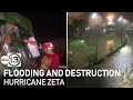 Hurricane Zeta leaves destruction, flooding in coastal communities