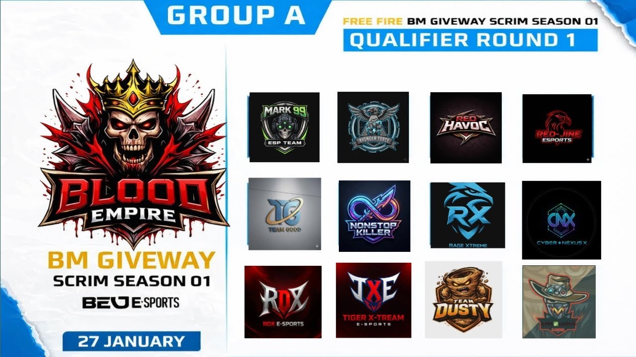BLOOD Empire E-SPORTS presents giveway tour live