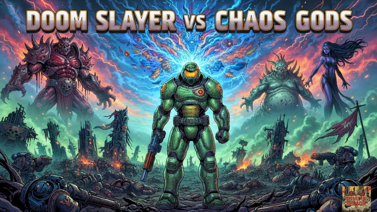 WHAT IF THE DOOM SLAYER FACED THE RUINOUS POWERS OF CHAOS UNDIVIDED? | Warhammer Audiobook