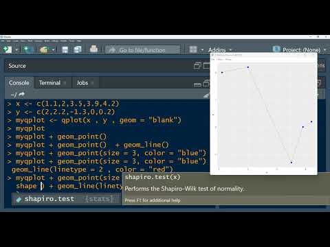 ggplot2 package in r | qplot and introduction to geometric layers in ggplot2