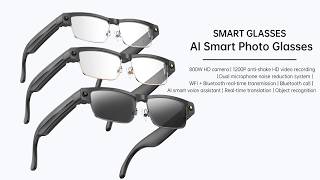 L802 AI Smart Glasses Translator – 8MP Anti Shake Camera Video Recording Music Playback Voice Calls screenshot 5