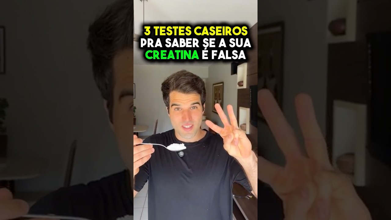 3 testes caseiros pra saber se a sua creatina é falsa 
