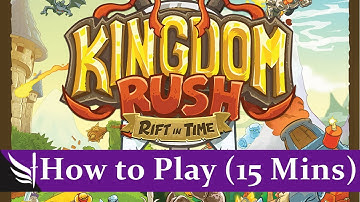 How to play Kingdom Rush Board Game: Rift in Time Spoiler Free (FULL Rules +, Solo Play)