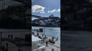 Dia lindo na Ribeira do Porto, Portugal ☀️😎🇵🇹 #shorts #VemCáWalks