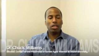 Bullying - Dr. Chuck Williams from Drexel University on What You Can Do