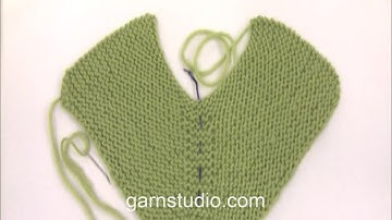 How to assembly a knitted slipper under and in the back