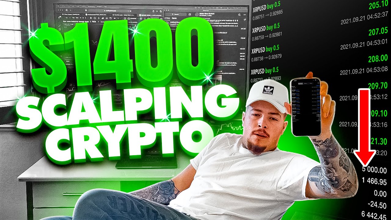 $1400 in 2 hours SCALPING CRYPTO | NEW STRATEGY