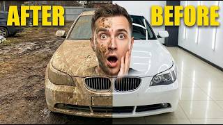 Restoration of abandoned Bmw E60 | Реставрация заброшенного BMW E60