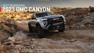 next generation 2023 gmc canyon | “off-road performance display” | gmc