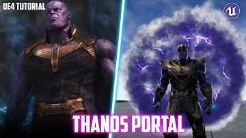 UE4: Thanos TUTORIAL #10 | Portal
