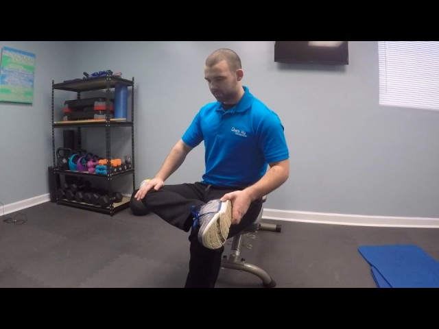 Seated IT Band Stretch 