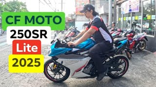 2025 CF Moto 250 SR LITE Zephyr Blue SRP 138,900 - Full Review Specs Sound Check - Kirby Motovlog