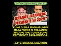 YEHEY! WOW! TRILLANES PWEDE TUMAKBONG PRESIDENT-ATTY. GUANZON WOW!#comedy#jokes#funny#foryou#shorts