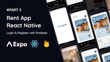 Tutorial React Native Rent App untuk pemula | Expo, Login, Register dengan Firebase Auth | Part 3