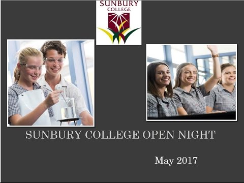 Sunbury College Open Night 2017