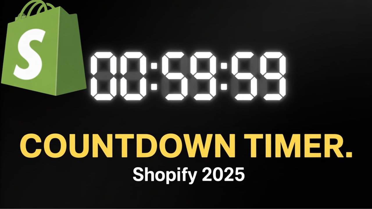 How To Add Countdown Timer In Shopify (2025) - YouTube