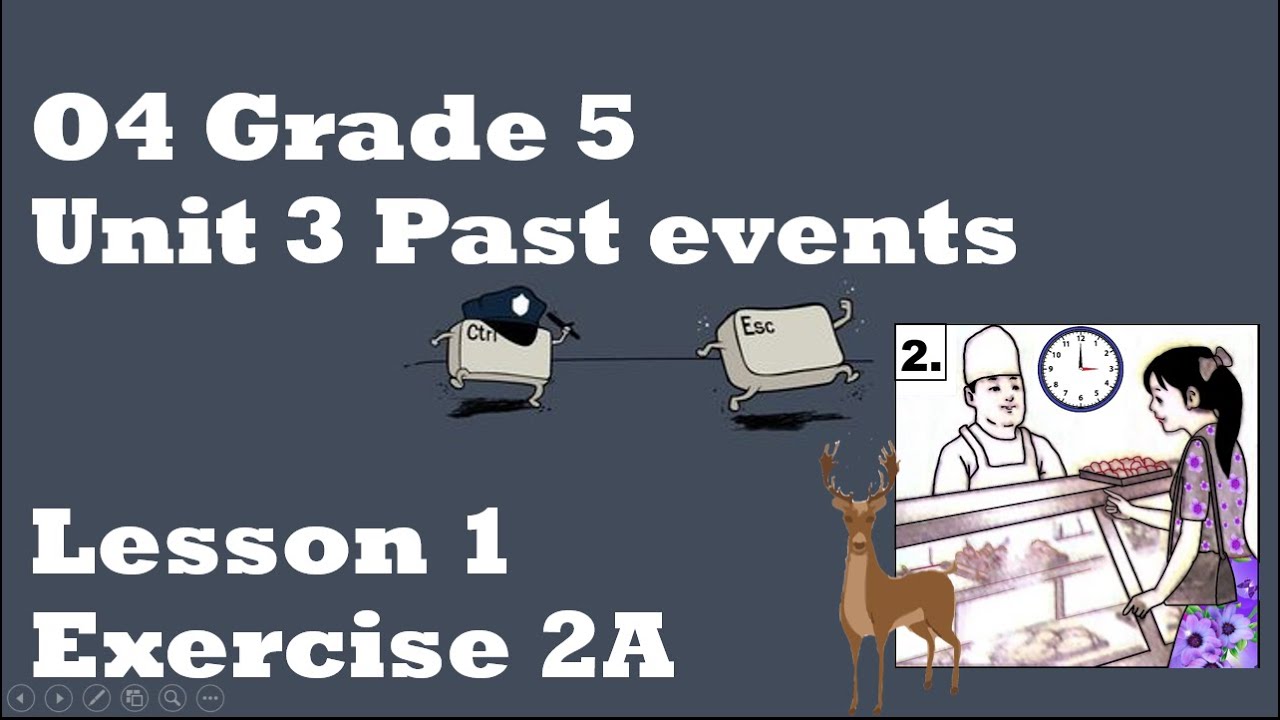 04 Grade 5 English Unit 3 Lesson 1 Exercise 2A - YouTube