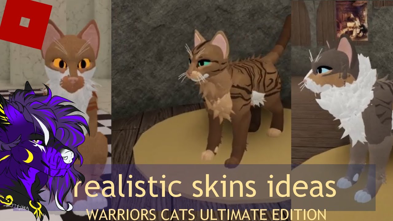 Warrior Cats Skins Ideas 3 Realistic Roblox Youtube - roblox warrior cats morph ideas