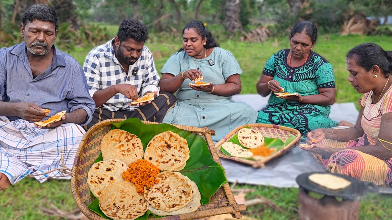 முட்டை ரொட்டியும் இடிச்ச சம்பலும் | Our Village cooking | vanni vlog 