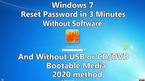 How to Reset Windows 7 Administrator Password Using Command Prompt Without Software [100% Working]