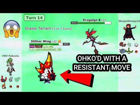 Fighting Teratype Slither Wing Hits Too Hard! (Pokemon Showdon