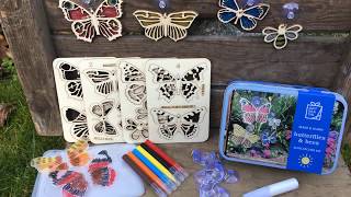How to: Butterflies & Bees Suncatcher Kit