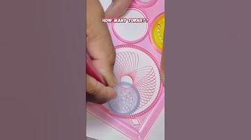 How many circles were drawn? 🤔#2024 #shorts #spirograph #asmr