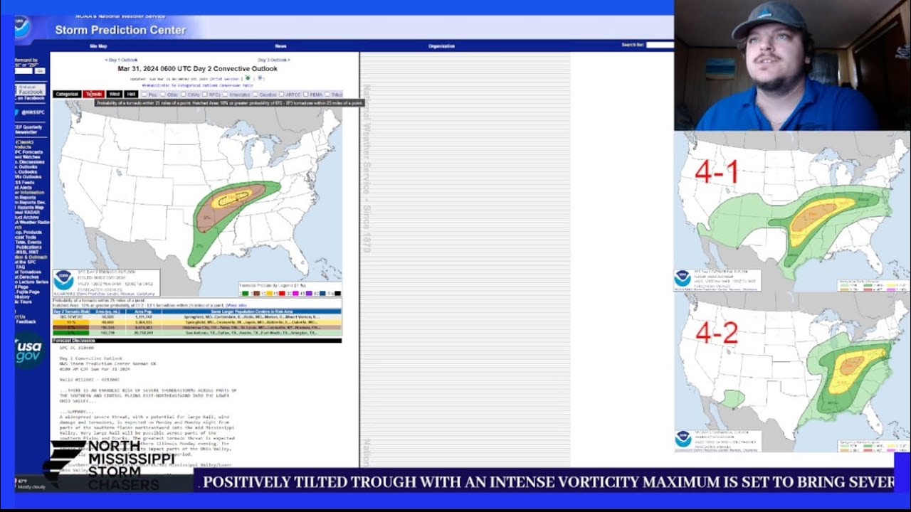 Weather Discussion Severe Weather Discussion #2 for 4/1 and 4/2/24 w/ NorthMsWx - YouTube