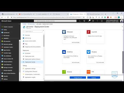 7. Deploying your Git repository to Microsoft Azure