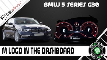 How to Add M Performance Logo to Your Digital Instrument Cluster BMW SERIES 5 G30 | OBDEleven Coding