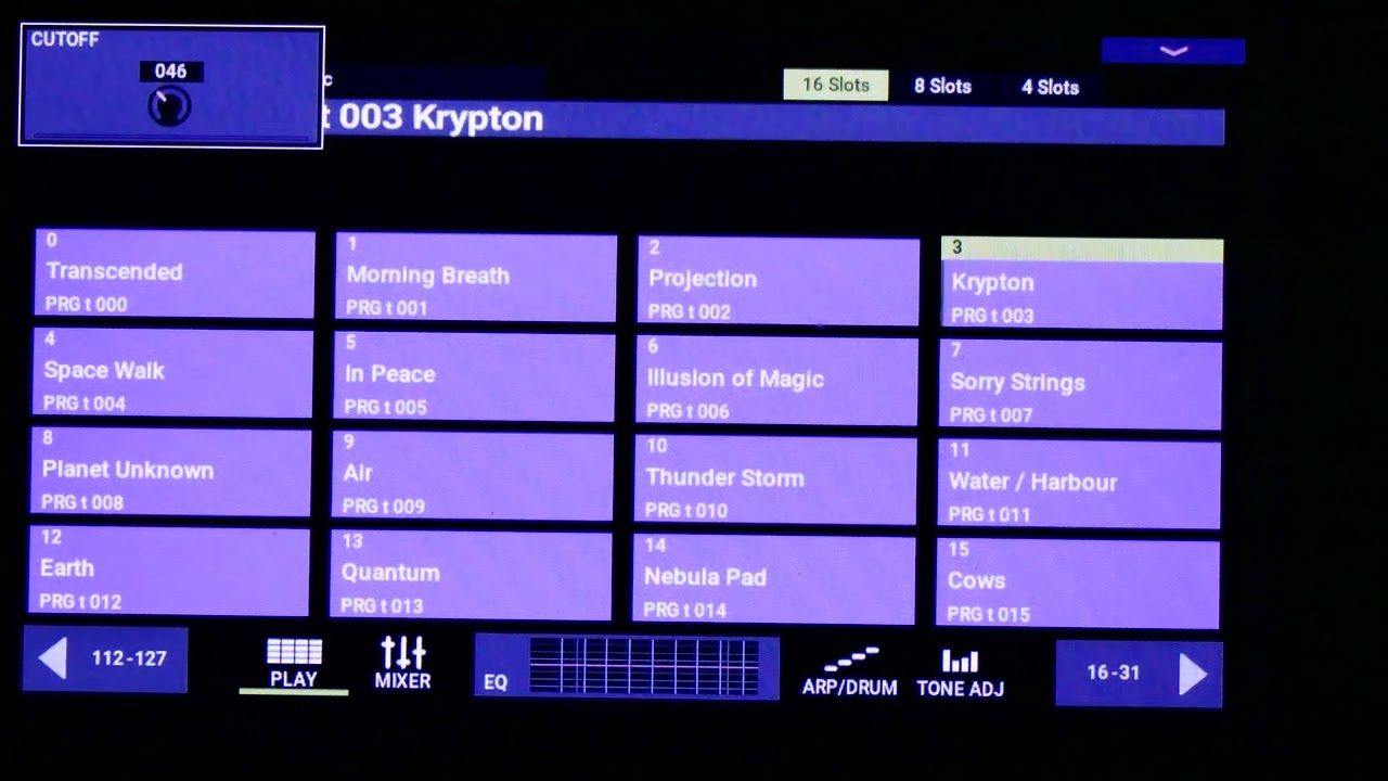 Krypton - Sounddemo aus der Soundlibrary "Atmosphere" von Irish Acts für KORG Nautilus
