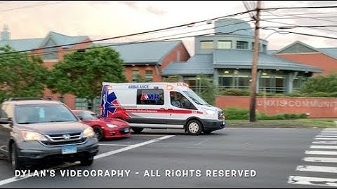 AMR 334 Responding With Wail, Yelp & Phaser To A Medical Call!