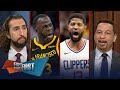 Draymond Green ejected, Gobert calls it ‘clown behavior’ &amp; Clippers lose | NBA | First Things First