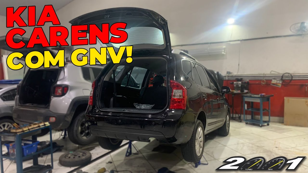 VAMOS INSTALAR GNV 5ª GERAÇÃO NO KIA CARENS 2 DE 7,5 POR BAIXO.