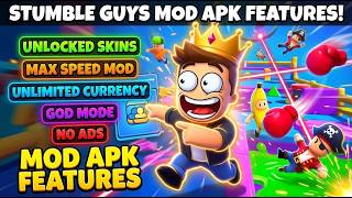 Stumble Guys Mod Apk (Unlock All Skins, Emotes, Fly Hack & Unlimited Gems Menu) screenshot 5