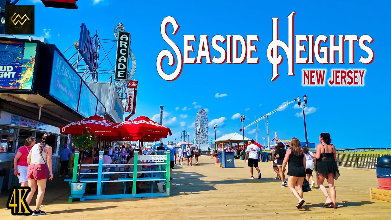 Seaside Heights New Jersey Boardwalk 2025 [4K]