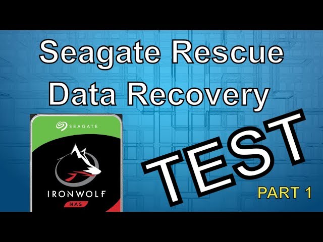 Seagate Ironwolf Rescue Recovery Test - Is it Worth It? REAL DEMONSTRATION  