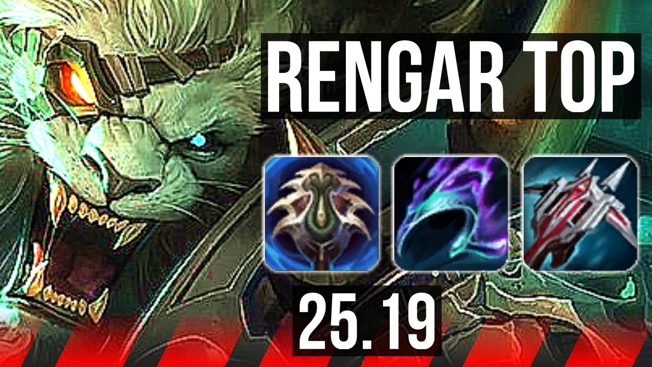 RENGAR vs VARUS (TOP) | 11 solo kills, Legendary | EUW Diamond | 25.19